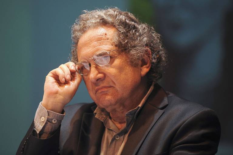 O escritor Ricardo Piglia em 2011, em Caracas 