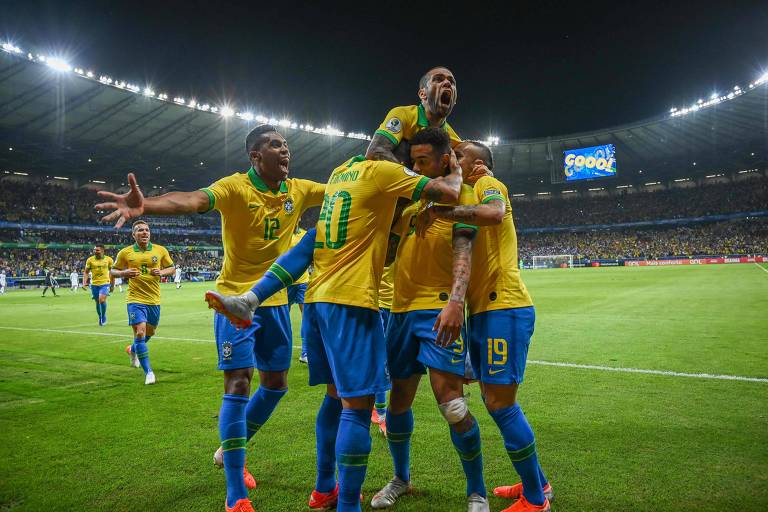 Brasil x Argentina na Copa América de 2019