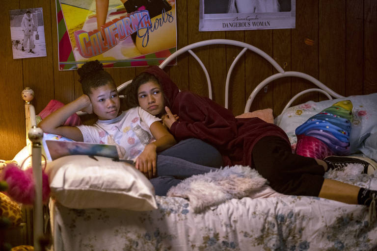 A série Euphoria, com a atriz e cantora Zendaya, acompanha um grupo de alunos do ensino médio e suas questões cotidianas envolvendo drogas, sexo, identidade, traumas, redes sociais, amor e amizade