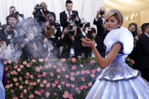 Metropolitan Museum of Art Costume Institute Gala - Met Gala - Camp: Notes on Fashion - Arrivals - New York City, U.S. - May 6, 2019 - Zendaya. REUTERS/Mario Anzuoni ORG XMIT: HRB225