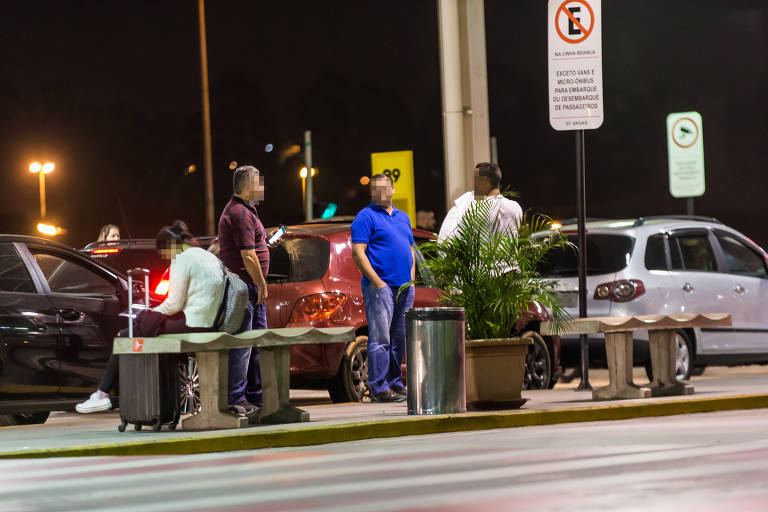 Motoristas clandestinos em Cumbica 