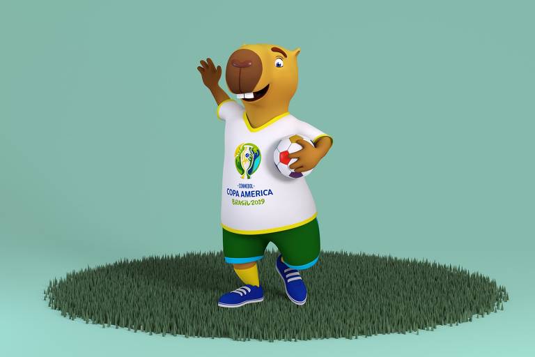 Mascote da Copa América, capivara tem contaminação por metais