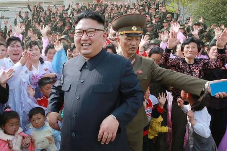 Normalmente, os desertores da península são norte-coreanos que tentam deixar o regime de Kim Jong-un