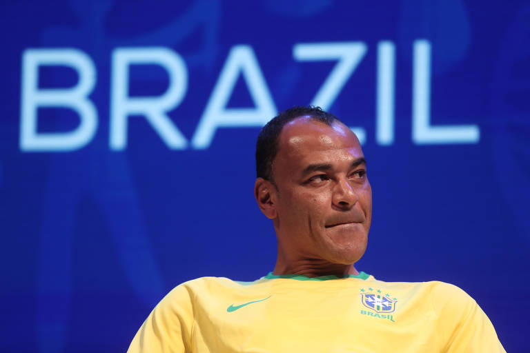 Cafu durante evento da Copa América disputada no Brasil