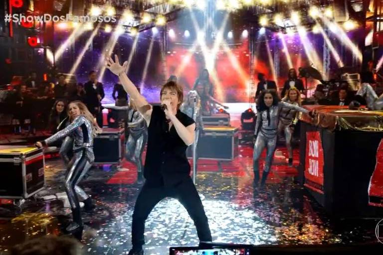 Di Ferrero interpreta Bon Jovi na final do Show dos Famosos 