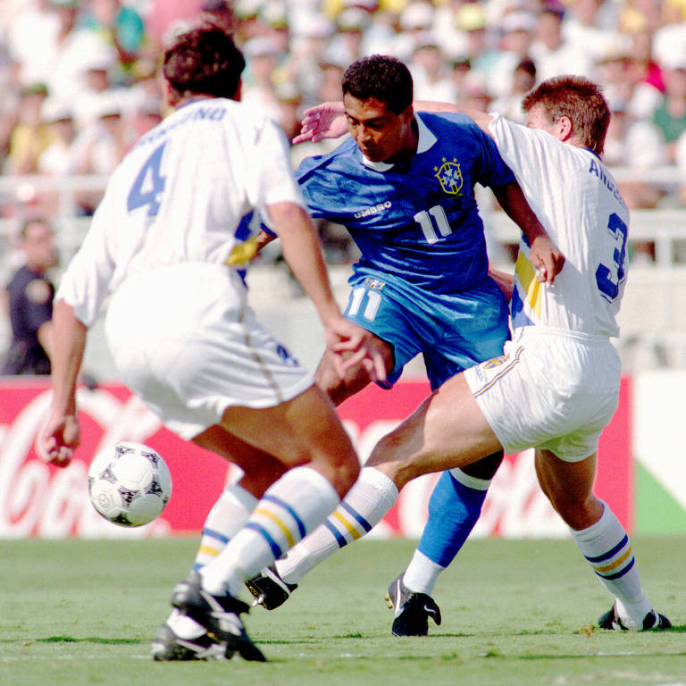Com Romário, Brasil reedita final de 1994 contra Itália no PV