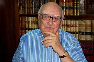 Andrea Camilleri, one of Italy's most famous writers and author of Inspector Montalbano detective novels