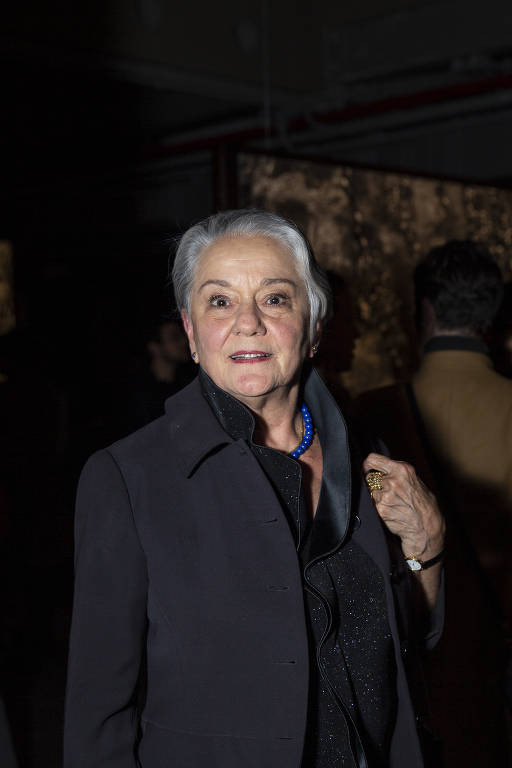 A curadora da mostra e mulher de Sebastião, Lélia Wanick Salgado