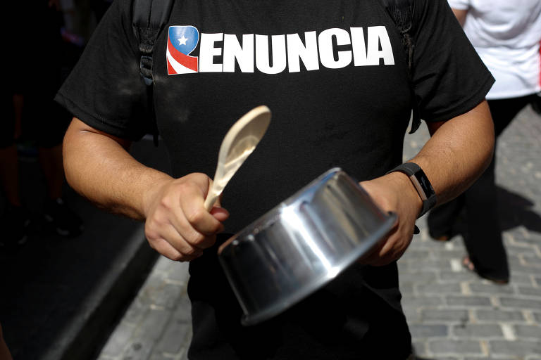 Protestos pedem renúncia do governador de Porto Rico