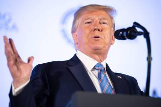 US President Donald Trump speaks at the Turning Point USAs Teen Student Action Summit 2019