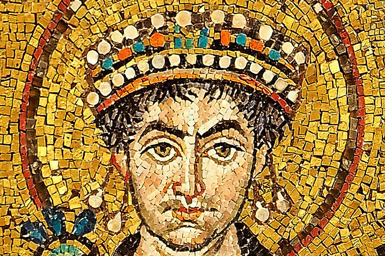 Mosaico do imperador bizantino
