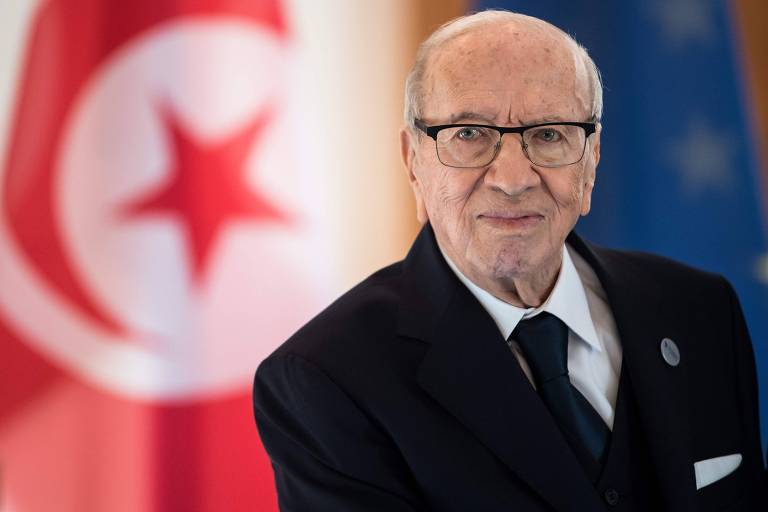 Beji Caid Essebsi em foto de 30 de outubro de 2018 