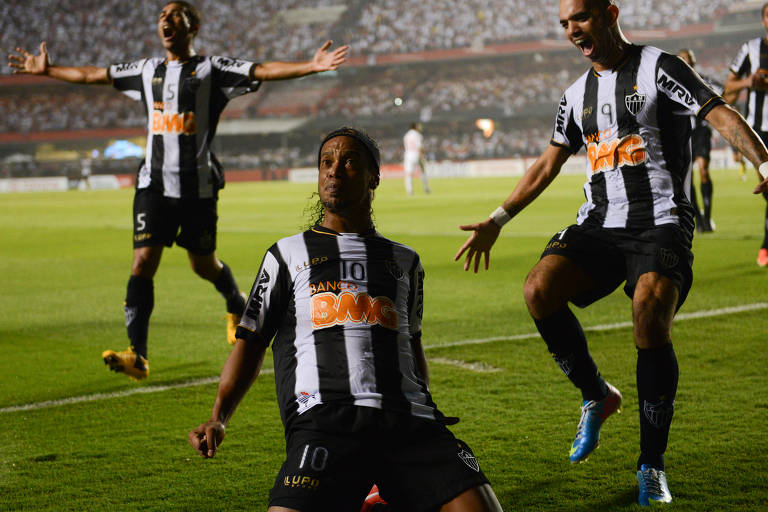 Ronaldinho ainda conseguiu se destacar no Atlético-MG, seu time de 2012 a 2014