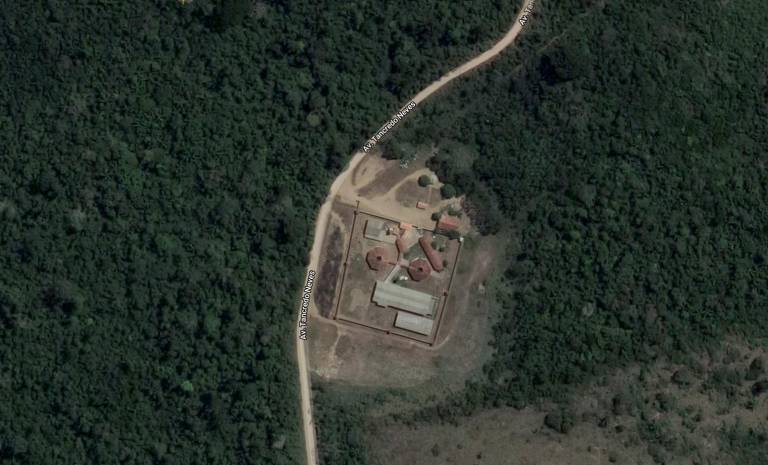 Vista do presídio de Altamira, do alto