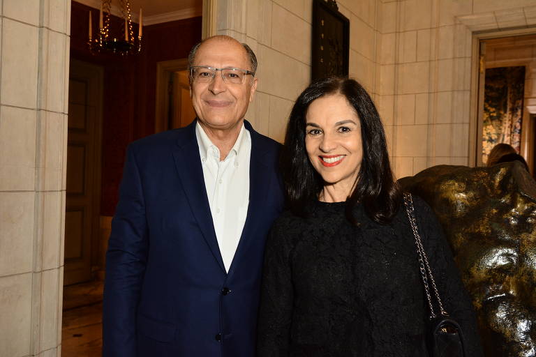 O ex-governador Geraldo Alckmin e sua mulher, Lu Alckmin