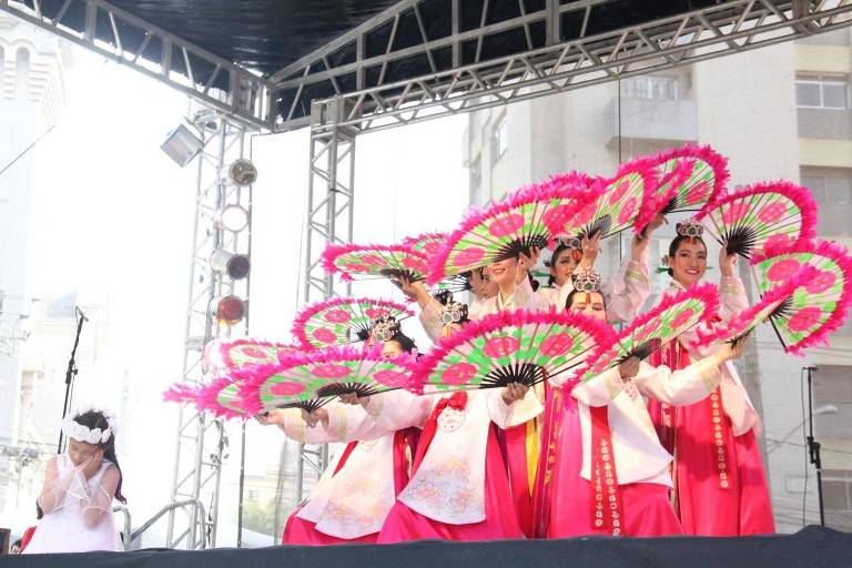 Apresentação de dança realizada na última  edição do festival 