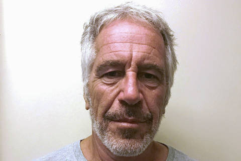 FILE PHOTO: U.S. financier Jeffrey Epstein appears in a photograph taken for the New York State Division of Criminal Justice Services' sex offender registry March 28, 2017 and obtained by Reuters July 10, 2019.  New York State Division of Criminal Justice Services/Handout/File Photo via REUTERS. THIS IMAGE HAS BEEN SUPPLIED BY A THIRD PARTY. THIS IMAGE WAS PROCESSED BY REUTERS TO ENHANCE QUALITY, AN UNPROCESSED VERSION HAS BEEN PROVIDED SEPARATELY. ORG XMIT: TOR503