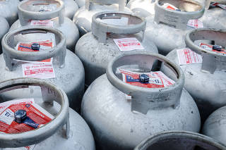 Botijões de gás de cozinha - GLP (Gás Liquefeito de Petróleo)