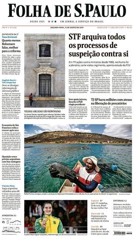 Capa da Edição São Paulo da Folha