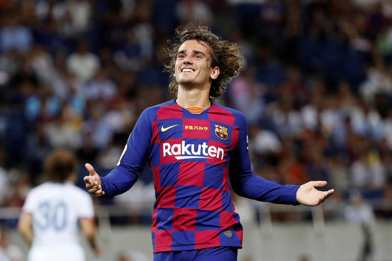 Antoine Griezmann, 28, trocou o Atlético de Madri pelo Barcelona. O clube catalão desembolsou 120 milhões de euros pelo francês