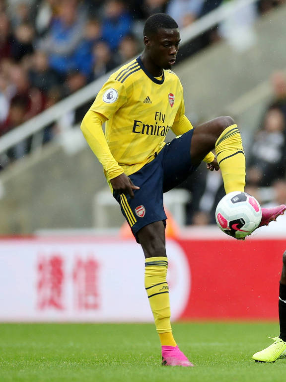 O marfinense Nicolas Pépé, 24, trocou o Lille pelo Arsenal por 80 milhões de euros