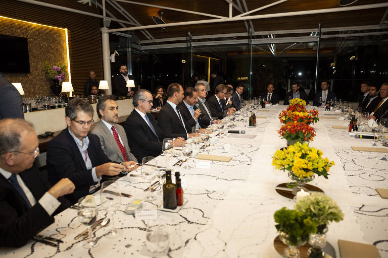Jantar na Fiesp com o deputado federal Eduardo Bolsonaro (PSL)