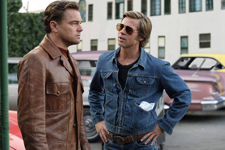 Ao lado de Leonardo DiCaprio, Brad Pitt diz que recusou papel em 'Titanic'