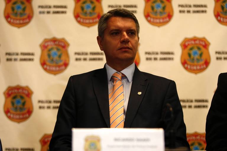 O superintendente da PF no Rio de Janeiro, Ricardo Saadi, cuja saída foi anunciada por Bolsonaro
