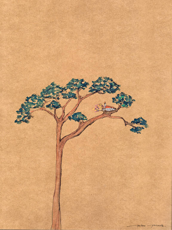 desenho de árvore