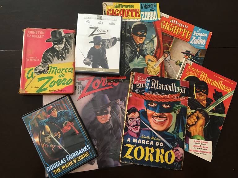 Os diversos Zorros, em quadrinhos dos anos 50 e em mídias mais recentes.  