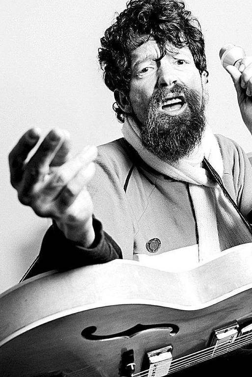 Foto do cantor Raul Seixas integra a mostra "Esse Tal de Rock'n'Roll