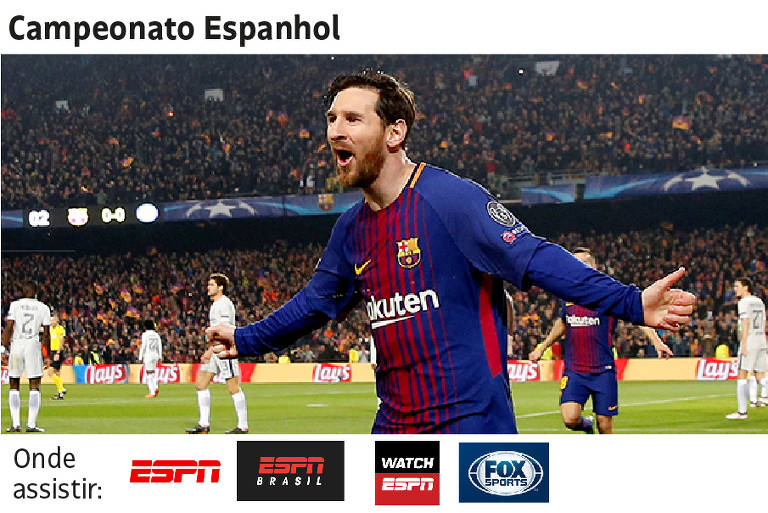 Transmissões dos principais campeonatos do mundo na TV e na internet