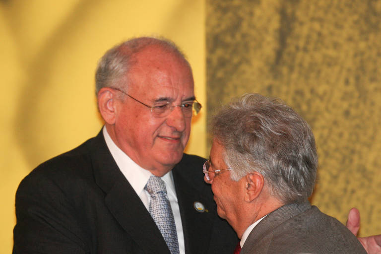 Nelson Jobim e o ex-presidente Fernando Henrique Cardoso
