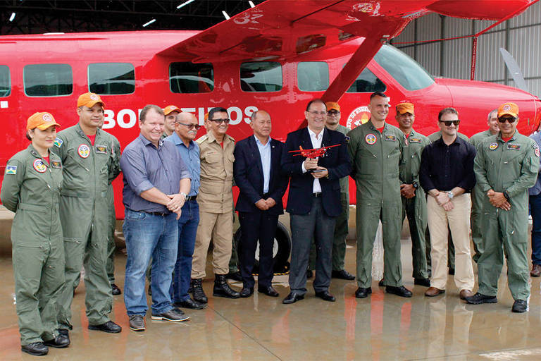 Aeronave foi entregue em dezembro do ano passado à 2° Base Aérea Integrada de Combate a Incêndios Florestais da Amazônia Legal em Porto Velho (foto de 27 de dezembro de 2018)