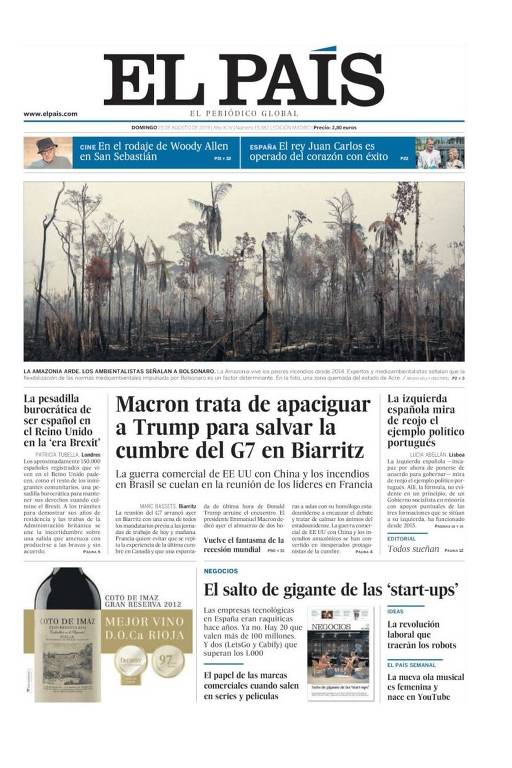 Amazônia no El País