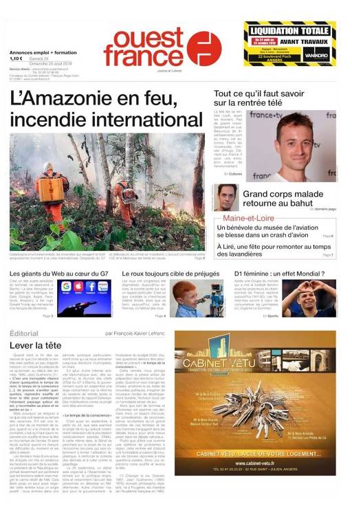 Amazônia no Ouest France