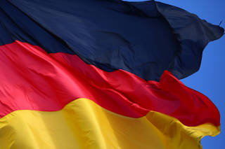Bandeira alemã em Berlim