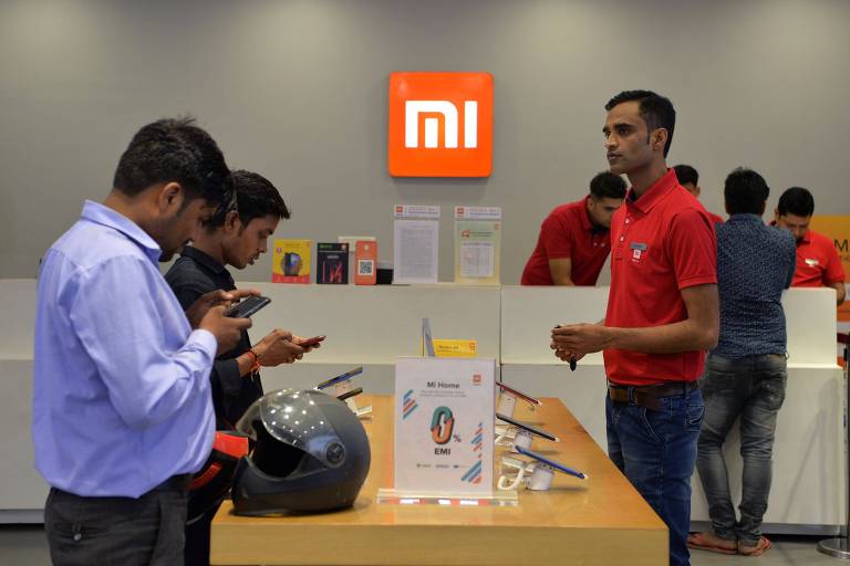 Loja da Xiaomi; empresa tem avançado nos mercado de dispositivos móveis de Índia e Brasil