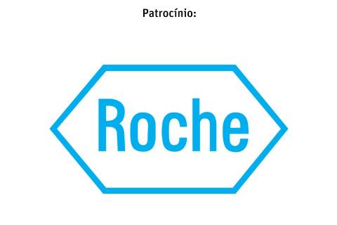 Logo da Roche, patrocinadora da editoria de treinamento