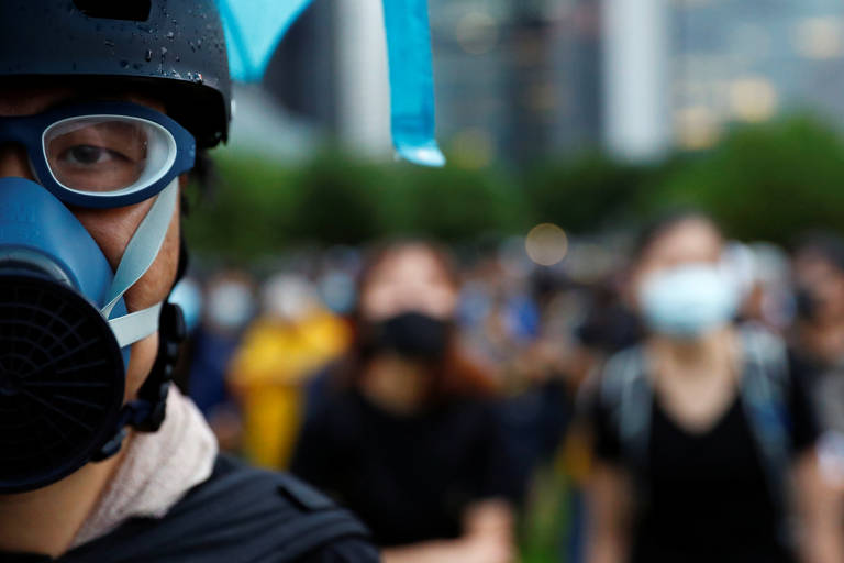 Manifestantes de Hong Kong boicotam aulas como forma de protesto
