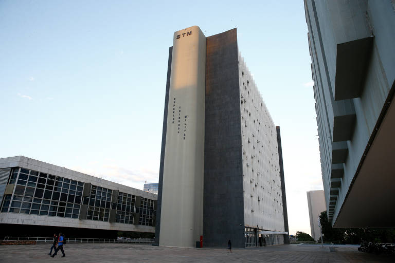 Fachada do STM (Superior Tribunal Militar), localizado na Praça dos Tribunais, em Brasília