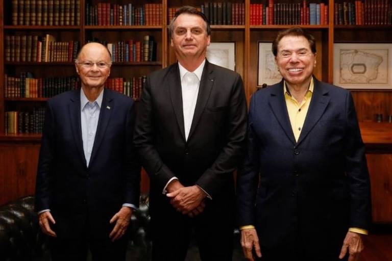 Presidente Jair Bolsonaro faz visita ao Tempo de Salomão, em São Paulo, na companhia do bispo Edir Macedo