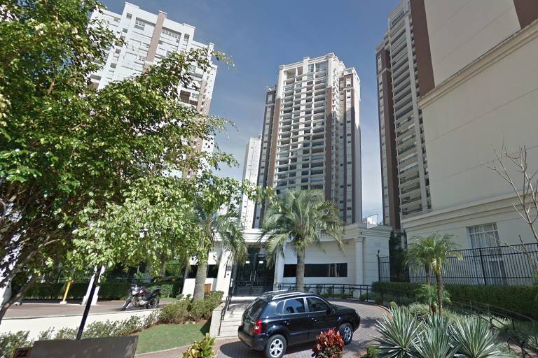 Condomínio de luxo no Jardim Anália Franco, zona leste, onde vive um dos suspeitos
