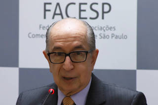 O secretário da Receita, Marcos Cintra, durante evento em SP