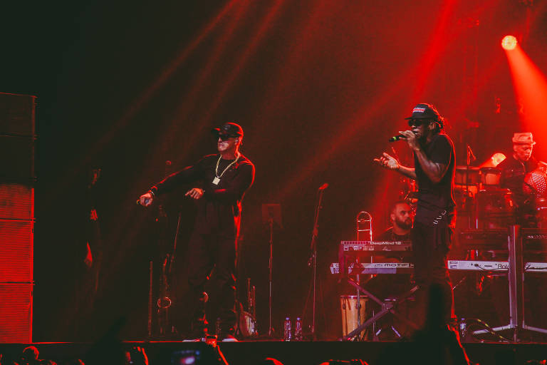 Show do Racionais MC's na turnê comemorativa de 30 anos, no KM de Vantagens Hall, em Belo Horizonte