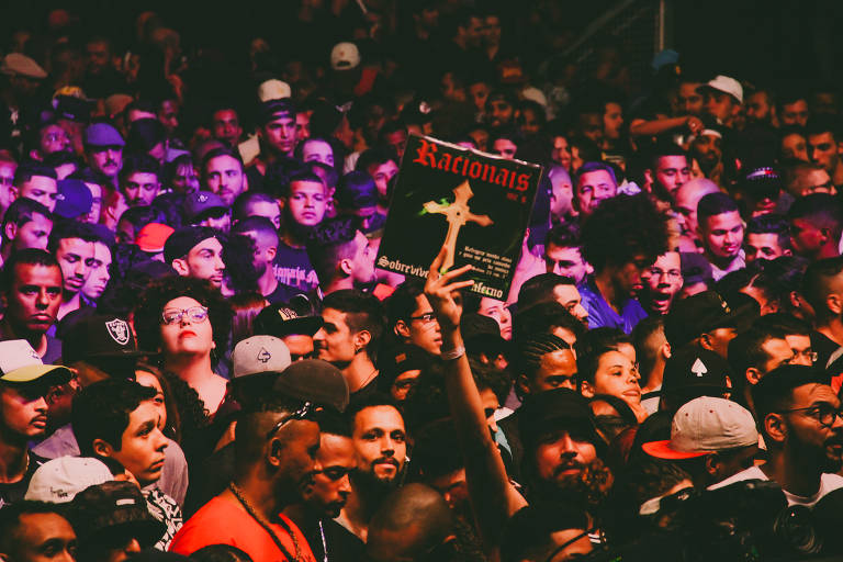 Show do Racionais MC's na turnê comemorativa de 30 anos, no KM de Vantagens Hall, em Belo Horizonte