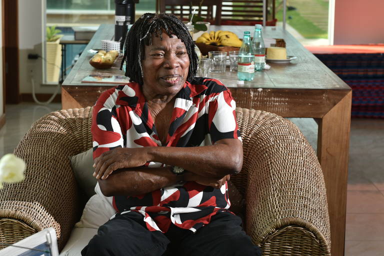 O cantor Milton Nascimento durante entrevista para a coluna Mônica Bergamo em sua casa, em Juiz de Fora (MG), em setembro de 2019