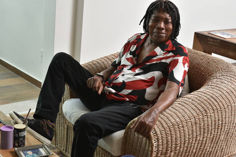 O cantor Milton Nascimento durante entrevista para a coluna Mônica Bergamo em sua casa, em Juiz de Fora (MG), em setembro de 2019