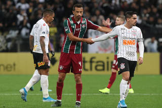 Copa Sudamericana - Quarter Final - First Leg - Corinthians v Fluminense