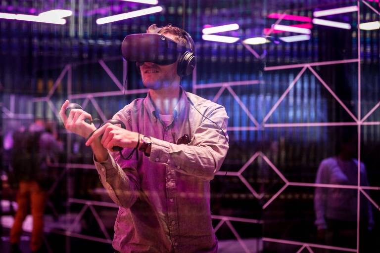 O "Oculus" de realidade virtual do Facebook 
